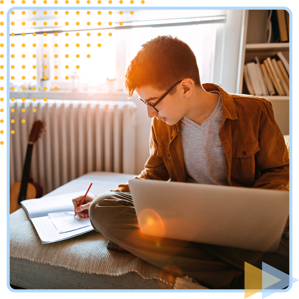 Online high school enrollment platform for mid-year and second semester transfer students